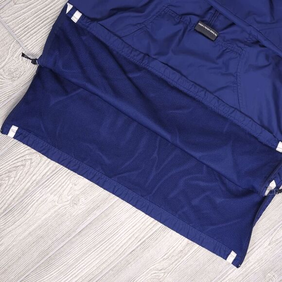 Adidas Anorak Jacket Mens 90s Half Zip Pull Over Windbreaker, Navy, Medium - Picture 7 of 10